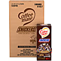 Coffee Mate Snickers Flavored Single-Serve Liquid Creamers, 0.38 Oz, 50 Creamers Per Box, Pack Of 4 Boxes 1 thumbnail image