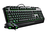 Cooler Master Devastator 3 - Keyboard and mouse set - backlit - USB - US International - black
