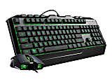 Cooler Master Devastator 3 - Keyboard and mouse set - backlit - USB - US International - black 1 thumbnail image