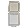 PrimeWare Paper Hinged Food Containers, 8" x 8", Tan, Pack Of 200 1 thumbnail image