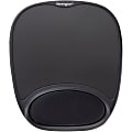 Kensington Comfort Gel Mouse Pad - Black - 1.50" x 9.37" x 13" Dimension - Black - Gel - 1 Pack