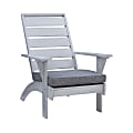Linon Dixon Outdoor Chair With Cushion, Gray 1 thumbnail image