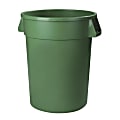 Carlisle Bronco Round Waste Container, 10 Gallons, Green 1 thumbnail image