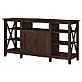 Bush® Furniture Key West Tall TV Stand For 65" TVs, 30"H x 60"W x 17"D, Bing Cherry, Standard Delivery 1 thumbnail image