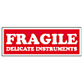 Tape Logic® Preprinted Shipping Labels, SCL202R, "Fragile Delicate Instruments," 1 1/2" x 4", Red/White, Pack Of 500 1 thumbnail image