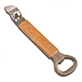 American Metalcraft Stainless Steel Bottle Openers With Hardwood Handles, 4-1/2", Silver/Brown, Case Of 240 Openers 1 thumbnail image