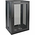 Eaton Tripp Lite Series SmartRack 21U Low-Profile Switch-Depth Wall-Mount Half-Height Rack Enclosure, Black 1 thumbnail image