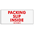 Tape Logic® Preprinted Shipping Labels, SCL250, "Packing Slip Inside," 2" x 4", Red/White, Pack Of 500 1 thumbnail image