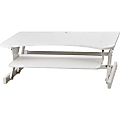 Lorell® Deluxe Sit-To-Stand Desk Riser, White