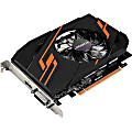 Gigabyte Ultra Durable 2 GV-N1030OC-2GI GeForce GT 1030 Graphic Card - 1 GPUs - 1.29 GHz Core - 1.54 GHz Boost Clock - 2 GB GDDR5 - 64 bit Bus Width - Fan Cooler - OpenGL 4.5, DirectX 12 - 1 x HDMI - 1 x Total Number of DVI (1 x DVI-D) - PC - 2 x Monitor 1 thumbnail image