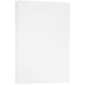 JAM Paper® Cover Card Stock, Legal Size (8-1/2" x 14"), 80 Lb, White Glossy, Pack Of 50 Sheets