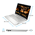 HP 15-ef1073od Laptop, 15.6" Screen, AMD Ryzen 7, 16GB Memory, 256GB Solid State Drive, Wi-Fi 6, Windows® 10, 27A48UA#ABA
