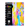 Happy Planner Classic Disc Bound Notebook, 7" x 9-1/4", Dotted Rule, 60 Sheets, Bright & Brushy 1 thumbnail image