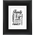 PTM Images Expressions Framed Wall Art, Family, 12"H x 10"W, Black 1 thumbnail image