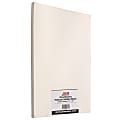 JAM Paper® Card Stock, Strathmore Natural White Wove, Ledger (11" x 17"), 88 Lb, Pack Of 50