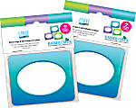 Barker Creek Self-Adhesive Name Tags, 2-3/4" x 3-1/2", Ombré, 45 Name Tags Per Pack, Case Of 2 Packs 1 thumbnail image