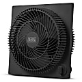 Black+Decker 3-Speed Portable Frameless Tabletop Box Fan, 11”H x 4-1/4”W x 11”D, Black 1 thumbnail image