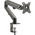 SIIG Single Gas Spring C-Clamp Monitor Desk Mount - 17" to 27" - Full Motion Articulating Monitor Arm - CEMT3311S1 1 thumbnail image