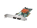 HighPoint RocketRAID 4522  Storage controller (RAID)  SATA 6Gb/s / SAS 6Gb/s  low profile  RAID RAID 0, 1, 5, 6, 10, 50, JBOD  PCIe 2.0 x8 1 thumbnail image