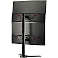 Freestanding Adjusting Vertical Dual Monitor Steel Stand 17" to 32"  75x75 100x100 VESA 1 thumbnail image
