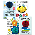 Creative Teaching Press® 3D POP! Positive Mindset Inspire U Posters, 17-1/2" x 12", Pack Of 4 Posters