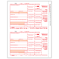 ComplyRight™ 1099-DIV Tax Forms, 2-Up, Federal Copy A, Laser, 8-1/2" x 11", Pack Of 100 Forms