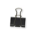 Acme United Sure-Grip Triangular Fold Back Binder Clip - 1.7" Width - 0.87" Size Capacity - 12 / Pack - Black - Steel 1 thumbnail image