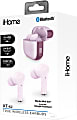 Bytech iHome XT-62 True Wireless Bluetooth In-Ear Earbuds, Pink, HMAUBE233PK 1 thumbnail image