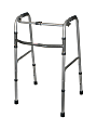 Medline Adult 1-Button Adjustable Aluminum Folding Walker, 25" - 32" 1 thumbnail image