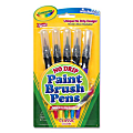 Crayola® Paint Brush Pens, Classic, Assorted Colors, Pack Of 5 1 thumbnail image