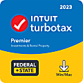 Intuit TurboTax Premier Federal + E-File + State, 2023, 1-Year Subscription, Windows®/Mac Compatible, ESD 1 thumbnail image