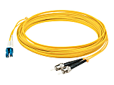 AddOn 3m LC (Male) to ST (Male) Yellow OS1 Duplex Fiber OFNR (Riser-Rated) Patch Cable - 100% compatible and guaranteed to work
