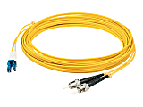 AddOn 3m LC to ST OS1 Yellow Patch Cable - Patch cable - LC/UPC single-mode (M) to ST/UPC single-mode (M) - ADDSTLC3M9SMF 1 thumbnail image