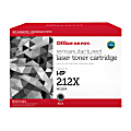 Office Depot Brand® Remanufactured High-Yield Black Toner Cartridge Replacement For HP 212X, OD212XB