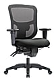 WorkPro® 9500XL Series Big & Tall Ergonomic Mesh/Premium Fabric Mid-Back Chair, Black/Gray, BIFMA Compliant 1 thumbnail image