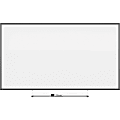 Quartet® Silhouette Total Unframed Melamine Dry-Erase Whiteboard, 42" x 74", White