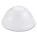 World Centric® PLA Cold Cup Lids, Dome Style, Fits 9 Oz to 24 Oz Cups, Clear, Carton Of 1,000 Lids 1 thumbnail image