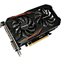Gigabyte Ultra Durable 2 GV-N105TOC-4GD GeForce GTX 1050 Ti Graphic Card - 1.34 GHz Core - 1.46 GHz Boost Clock - 4 GB GDDR5 - 128 bit Bus Width - Fan Cooler - OpenGL 4.5, DirectX 12 - 1 x DisplayPort - 1 x HDMI - 1 x Total Number of DVI (1 x DVI-D) 1 thumbnail image