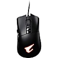 Aorus M3 Mouse - Pixart 3988 - Cable - Black - USB - 6400 dpi - Scroll Wheel - Right-handed Only