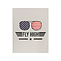 Eccolo Lena + Liam Paper Back To School 2-Pocket Folder, 9-1/4” x 11-1/2”, Fighter Jet Patriot