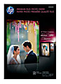HP Premium Plus Photo Paper, Glossy, Ledger Size (11" x 17)", 11.5 Mil, White, Pack Of 25 Sheets