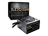 EVGA BR Power Supply - Internal - 120 V AC, 230 V AC Input - 3.3 V DC, 5 V DC, 12 V DC Output - 500 W - 1 +12V Rails - 1 Fan(s) - ATI CrossFire Supported - NVIDIA SLI Supported - 85% Efficiency