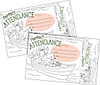 Barker Creek Color Me! Awards & Bookmarks Set, 8-1/2" x 5-1/2", Attendance, Set Of 60 Awards 1 thumbnail image