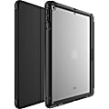 OtterBox Symmetry Carrying Case (Folio) Apple iPad (9th Generation), iPad (8th Generation), iPad (7th Generation) Tablet, Apple Pencil - Clear - Skid Resistant Feet - Synthetic Rubber Body - MicroFiber Interior Material - Lanyard Strap