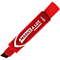Avery® Jumbo Permanent Markers - Chisel Marker Point Style - Red - Red Barrel - 12 / Dozen 1 thumbnail image