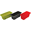 Starfrit® Silicone Mini Loaf Pans, 5-3/4” x 2-3/4” x 2-1/4”, Assorted Colors, Set Of 3 Pans 1 thumbnail image