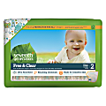 Seventh Generation® Free & Clear Baby Diapers, Size 2, 12 - 18 Lb, Pack Of 36 Diapers, Carton Of 4 Packs 1 thumbnail image