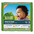 Seventh Generation® Free & Clear Baby Diapers, Size 3, 16 - 28 Lb, Pack Of 31 Diapers, Carton Of 4 Packs 1 thumbnail image