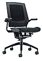 Raynor® BodyFlex Task Chair, 42 1/10"H x 25 7/10"W x 23 1/5"D, Black/Black