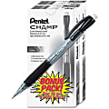 Pentel® Champ® Mechanical Pencil, 0.5mm, #2 Lead, Black Barrel, Pack Of 24 1 thumbnail image